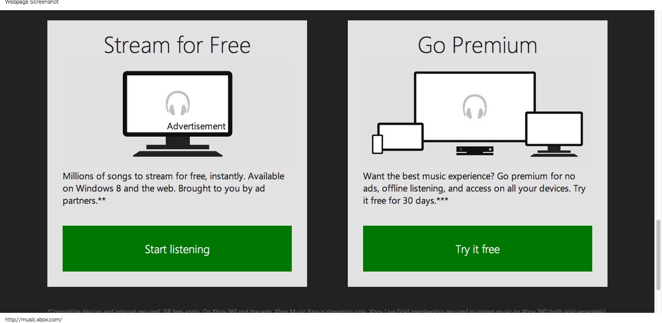 Xbox Music – Now available on the web