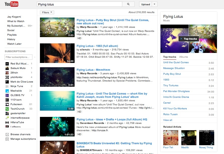 Flying lotus - YouTube