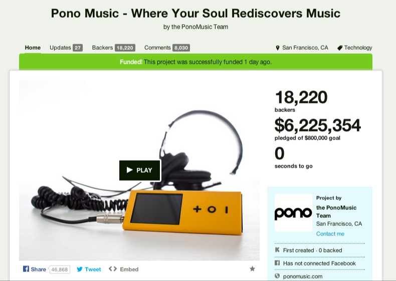 Pono Music - Where Your Soul Rediscovers Music by the PonoMusic Team — Kickstarter