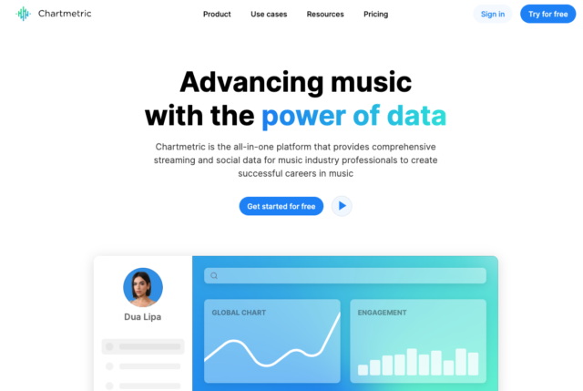 Chartmetric-top-page